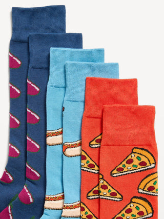 Paquete de 3 pares de calcetines novedosos de hombre.