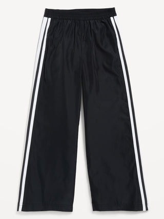 High-Waisted Track Pants for Girls.
