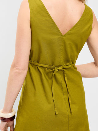 Sleeveless A-Line Mini Dress.