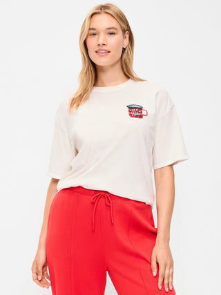 Crew-Neck Graphic T-Shirt.