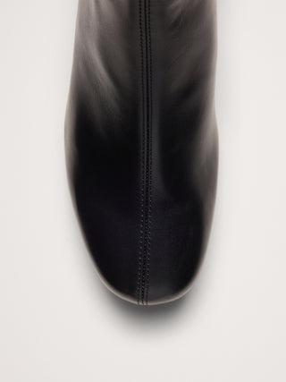 Italian Block-Heel Bootie.