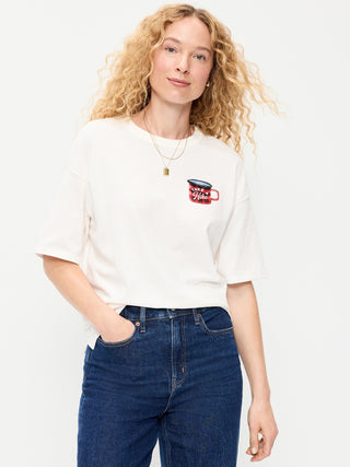 Crew-Neck Graphic T-Shirt.