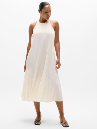 Featherweight Plissé Dress.