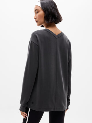 Seasoft V-Neck Sweatshirt.