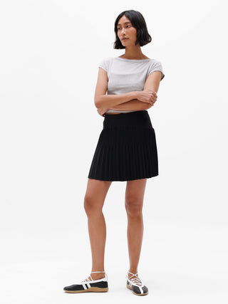 Featherweight Plissé Skort.