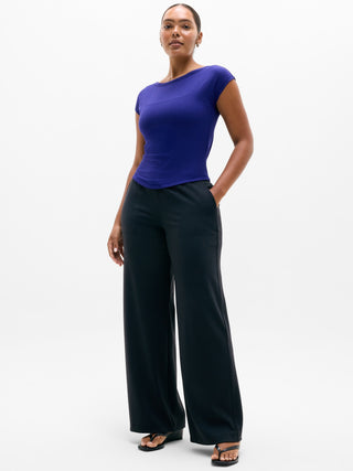 Perfect Rib Boatneck Tee.
