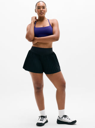 Featherweight Plissé Run Short.