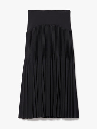 Featherweight Plissé Midi Skirt.