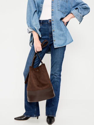 Large Preppy Bucket Bag.