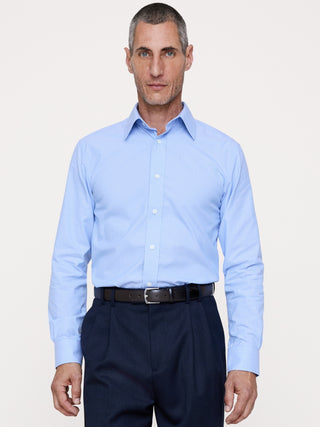 Slim Fit Long Sleeve Cotton Shirt