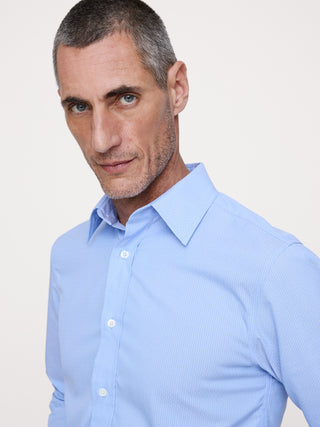 Slim Fit Long Sleeve Cotton Shirt