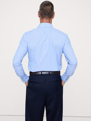 Slim Fit Long Sleeve Cotton Shirt