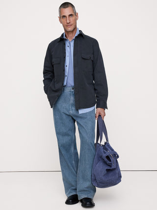 Cotton Twill Shirt Jacket.