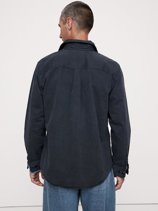 Cotton Twill Shirt Jacket.