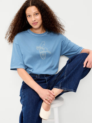 Crew-Neck Graphic T-Shirt.