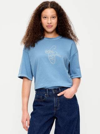 Crew-Neck Graphic T-Shirt.