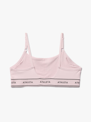 Sostén ajustable Athleta Girl High Speed Logo.