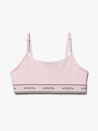 Sostén ajustable Athleta Girl High Speed Logo.