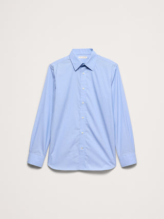 Slim Fit Long Sleeve Cotton Shirt