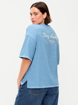 Crew-Neck Graphic T-Shirt.