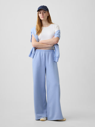 Pantalón Ancho con Cintura Elástica de Algodón