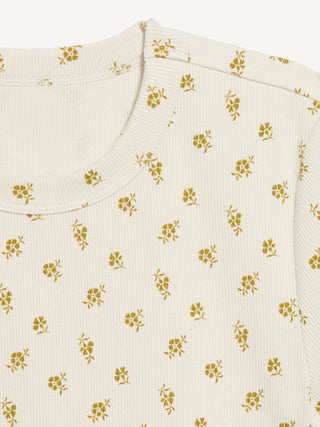 Camiseta Ajustada Manga Corta con Estampado