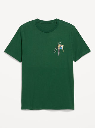 Soft-Washed Crew-Neck Graphic T-Shirt.