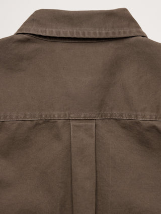 Cotton Twill Shirt Jacket.