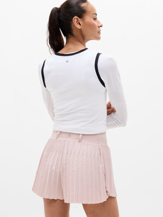 Featherweight Plissé Run Short.