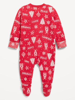 Pijama de una pieza con pies y cierre de dos vías SoftMode Sleep & Play para bebé.