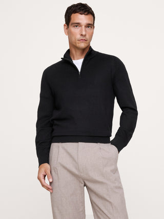 Merino Half-Zip Sweater.