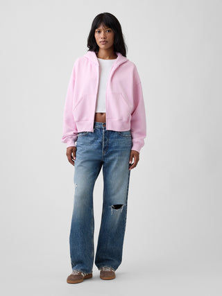 Cotton Zip-Up Hoodie