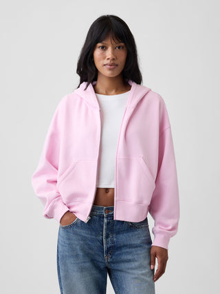 Cotton Zip-Up Hoodie