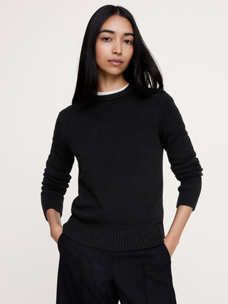 Sudadera Cuello Redondo con Textura