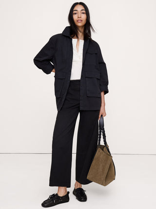 Mid-Rise Relaxed Painter Pull-On Pant.