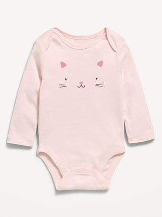 Long-Sleeve Graphic Bodysuit for Baby.