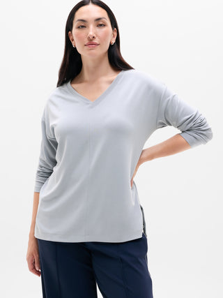 Seasoft V-Neck Sweatshirt.