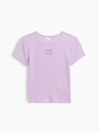 Camiseta acanalada para niños.