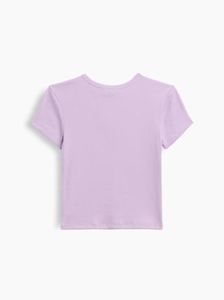Camiseta acanalada para niños.