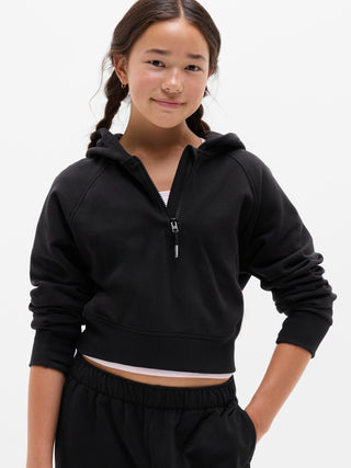 Athleta Girl All Day Half Zip Hoodie.
