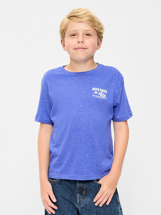 Camiseta gráfica de manga corta para niño.