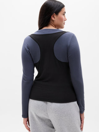 Perfect Rib Layered Top.