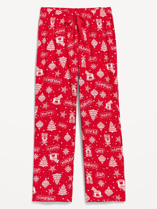 Pantalón de pijama de franela de mujer.