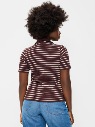 Keyhole Polo Top.
