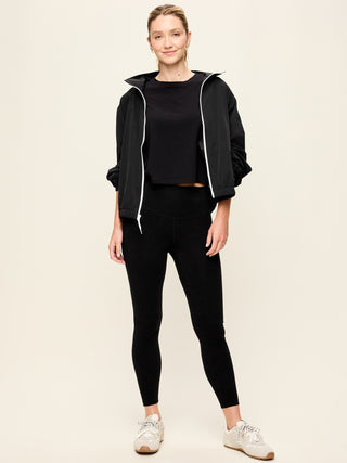 Leggings PowerChill de algodón 7/8 de talle alto.