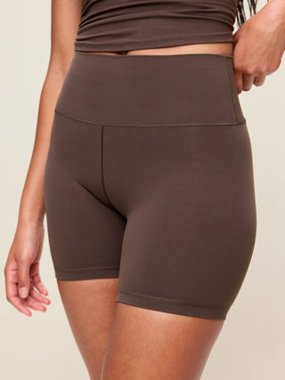 Short Deportivo Talle Alto con Cintura Elástica