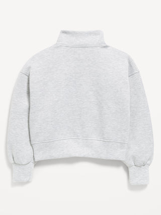 Bounce Fleece Half-Zip Pullover Sweatshirt for Girls.