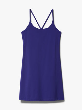 Semi-Fitted Cross-Back Cami Dress