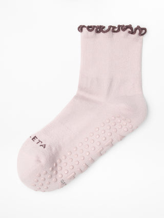 Ruffle Grip Sock.