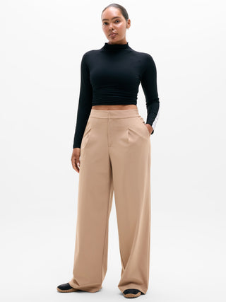 Pantalón Talle Alto con Bolsillos